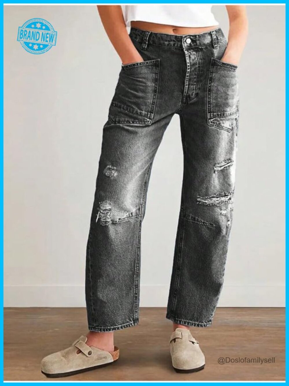 Women's Jeans Denim Pants Casual Everyday Fit